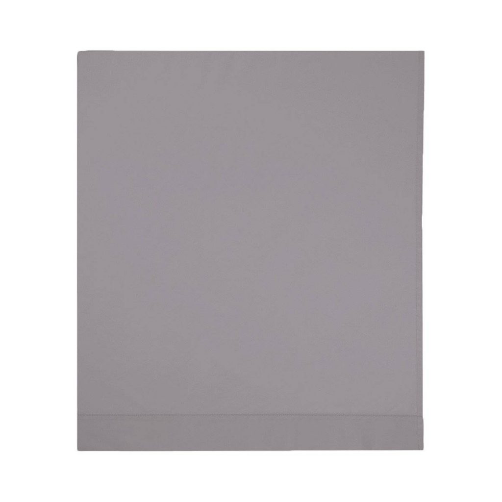 Drap Plat Yves Delorme Roma - Super King 270x295 Cm - Blanc Coton Brodé